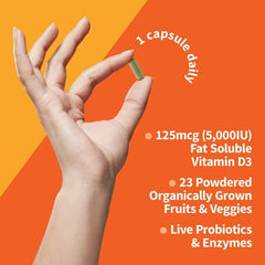 Vitamin Code Raw Vitamin D3 5,000 IU Capsules