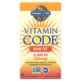 Vitamin Code Raw Vitamin D3 5,000 IU Capsules