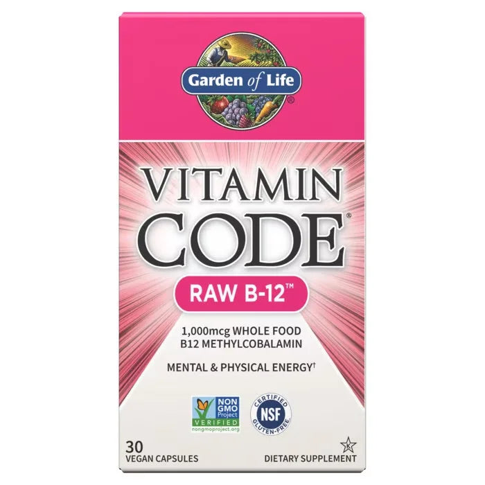 Vitamin Code Raw B-12 1,000mcg Capsules