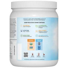 Raw Organic Meal Shake & Meal Replacement Vanilla Spiced Chai 16oz (454g) Powder